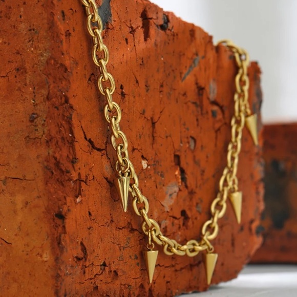 18K gold plated necklace - Picture 4 of 7